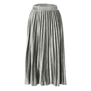 Gray Jersey Pleated
Skirt small